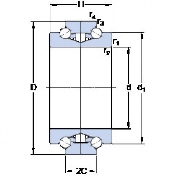 المحامل BTW 90 CTN9/SP SKF #1 image