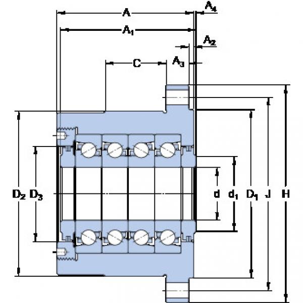 المحامل FBSA 212 A/QBC SKF #1 image