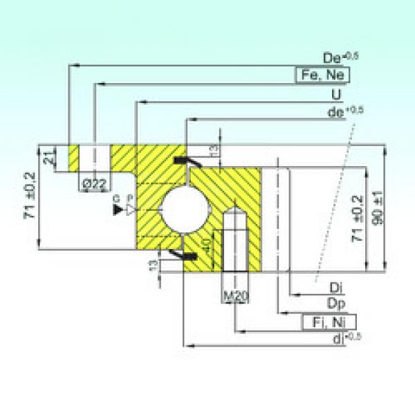 المحامل ZBL.30.1255.200-1SPTN ISB #1 image