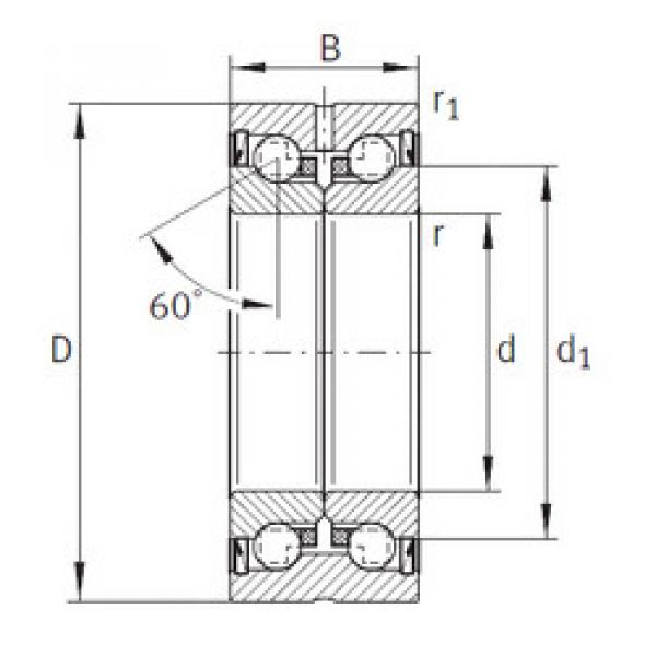 المحامل ZKLN0832-2RS INA #1 image