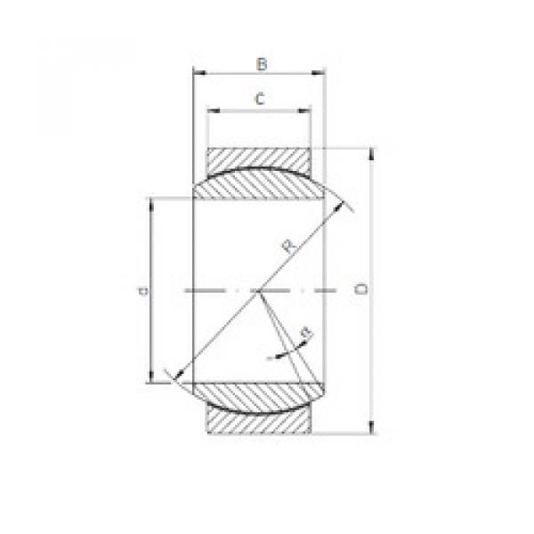 المحامل GE100UK-2RS ISO #1 image