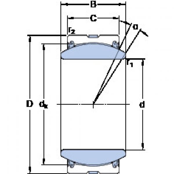 المحامل GE 70 TXG3A-2LS SKF #1 image