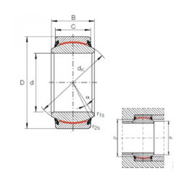 المحامل GE 40 UK-2RS INA #1 image