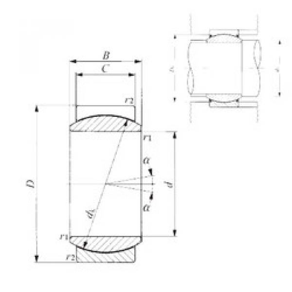 المحامل GE 30EC IKO #1 image