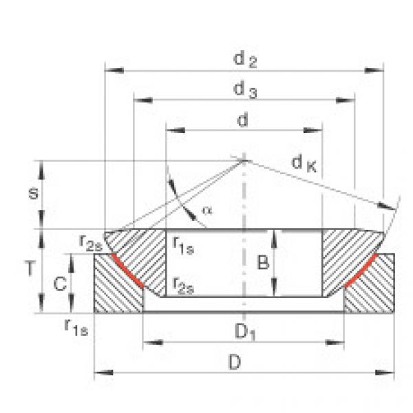 المحامل GE320-AW INA #1 image