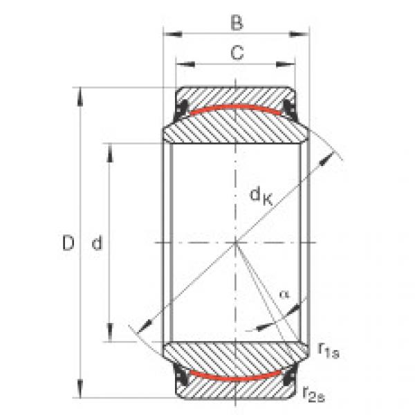 المحامل GE35-UK-2RS INA #1 image