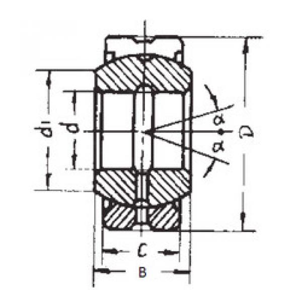 المحامل GE70ES-2RS FBJ #1 image