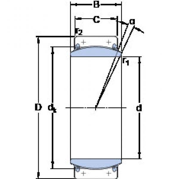 المحامل GEC 600 TXA-2RS SKF #1 image