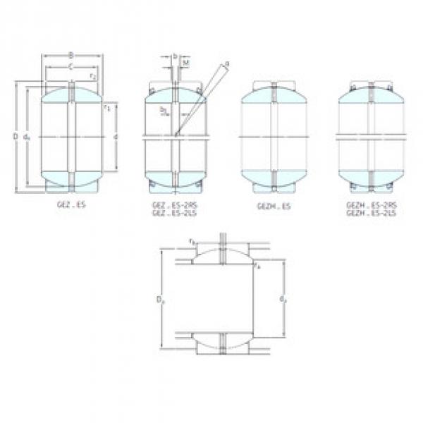 المحامل GEZH200ES SKF #1 image