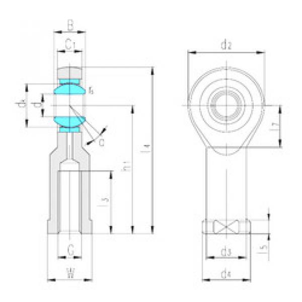 المحامل SI80ET-2RS LS #1 image