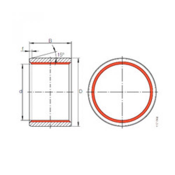 المحامل ZGB 60X70X60 INA #1 image