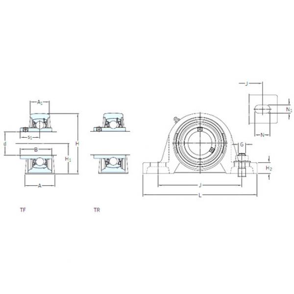 المحامل SY 1/2 TF SKF #1 image