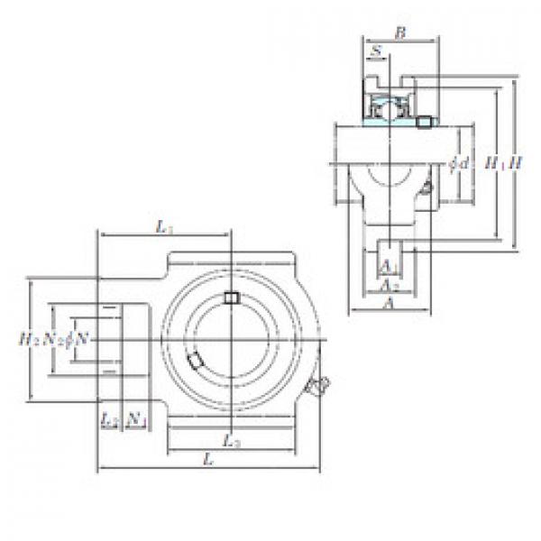 المحامل UCTX08E KOYO #1 image