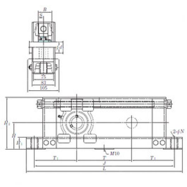 المحامل UCTU318-900 KOYO #1 image