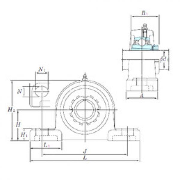 المحامل UKP311SC KOYO #1 image