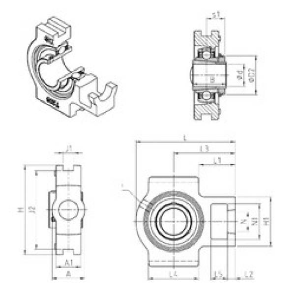 المحامل UKT320H SNR #1 image