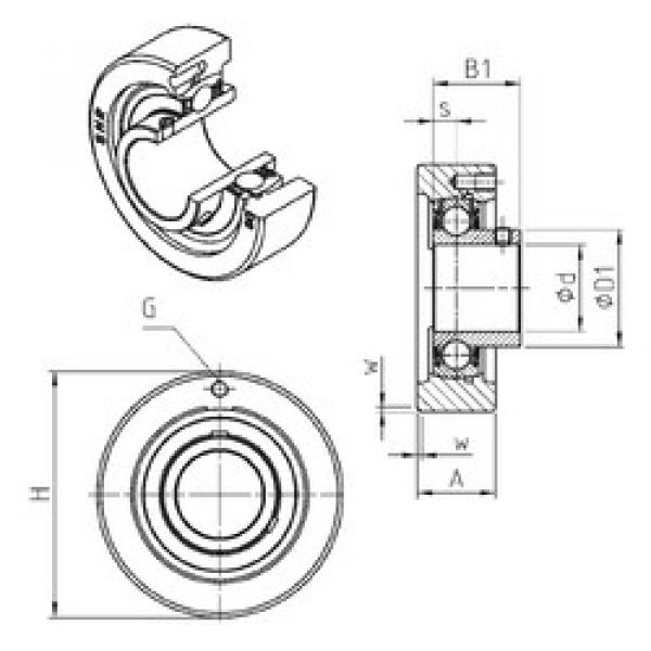 المحامل USC209 SNR #1 image