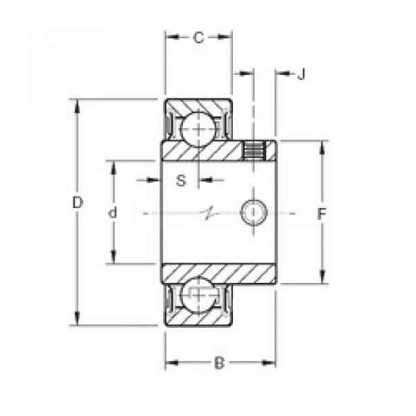 المحامل YAE17RR Timken #1 image