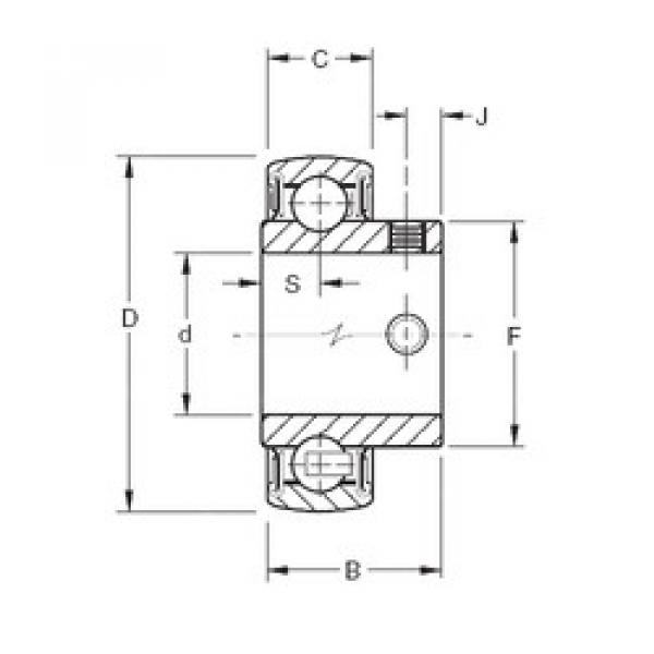 المحامل YAE40RRB Timken #1 image