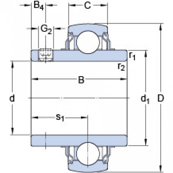 المحامل YAR 211-203-2FW/VA228 SKF #1 image