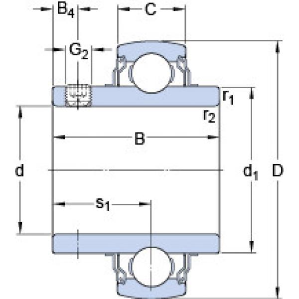 المحامل YAR 211-200-2FW/VA201 SKF #1 image