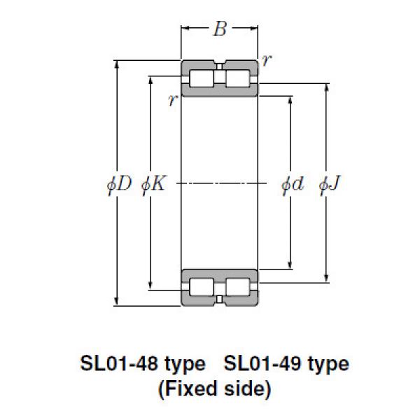 Bearing SL01-4848 #1 image